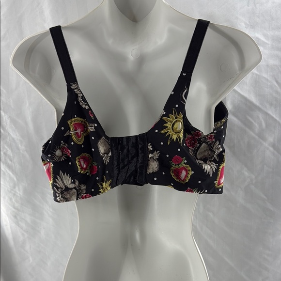 torrid Black Celestial Sacred Heart Bra 38F - Picture 3 of 6